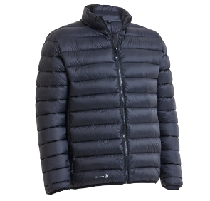 puffer jacket_black ghosted