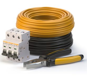 Electric cable, pliers and circuit breaker